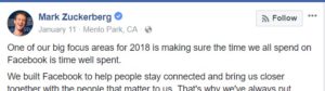 facebook newsfeed changes